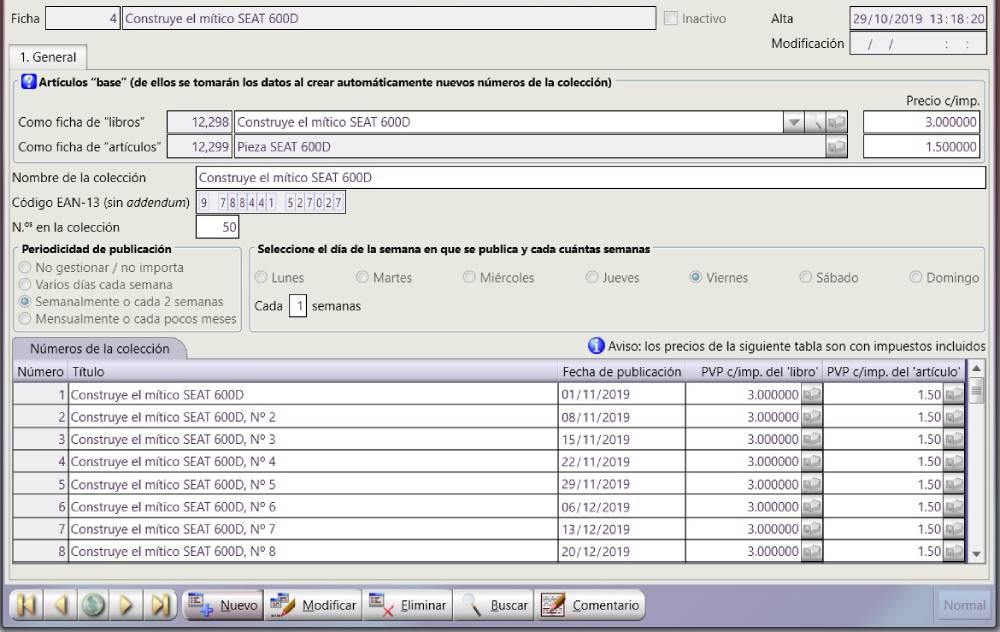 gestion de colecciones